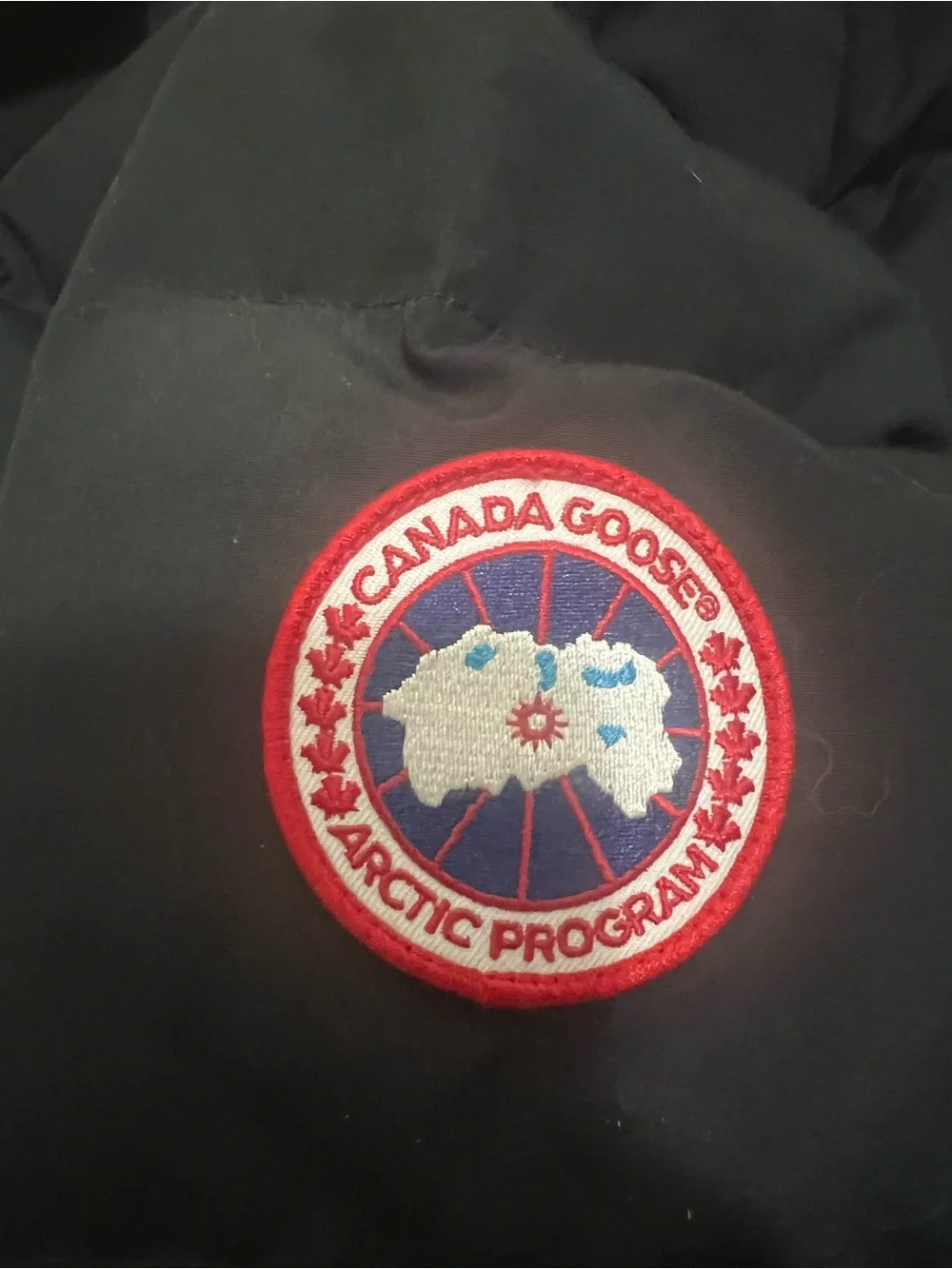 Canada Goose Blue Men's Insulated Down Puffer Parka with Hood Size XL